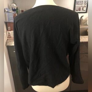 Small Vince Camuto 100% cashmere black sweater top